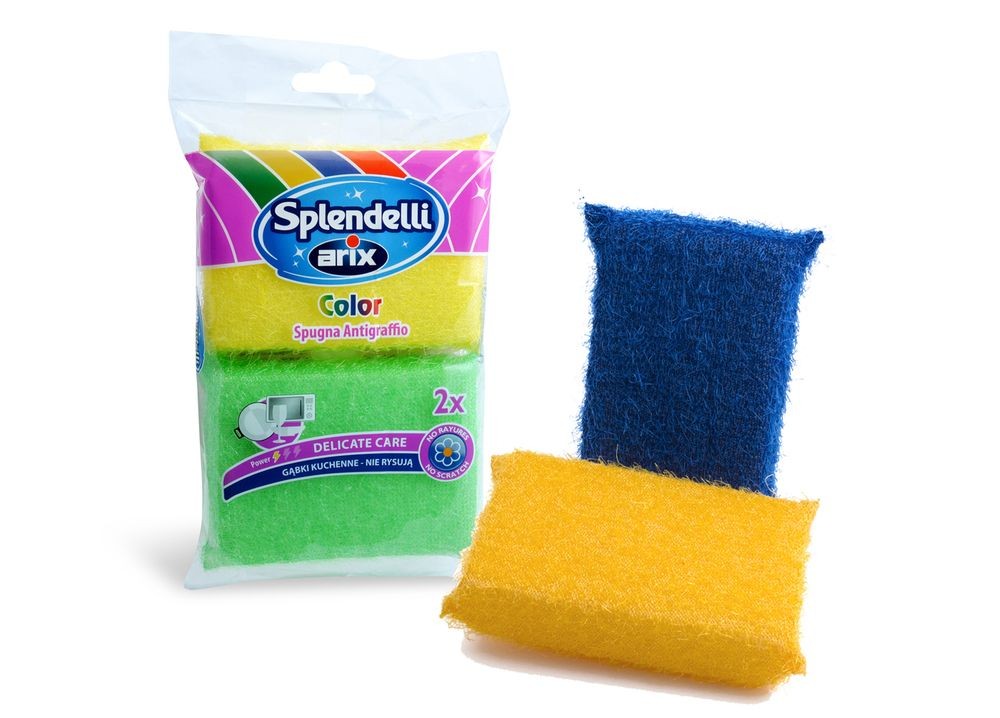 Synthetic Anti-Scratch Sponge Color Arix x2