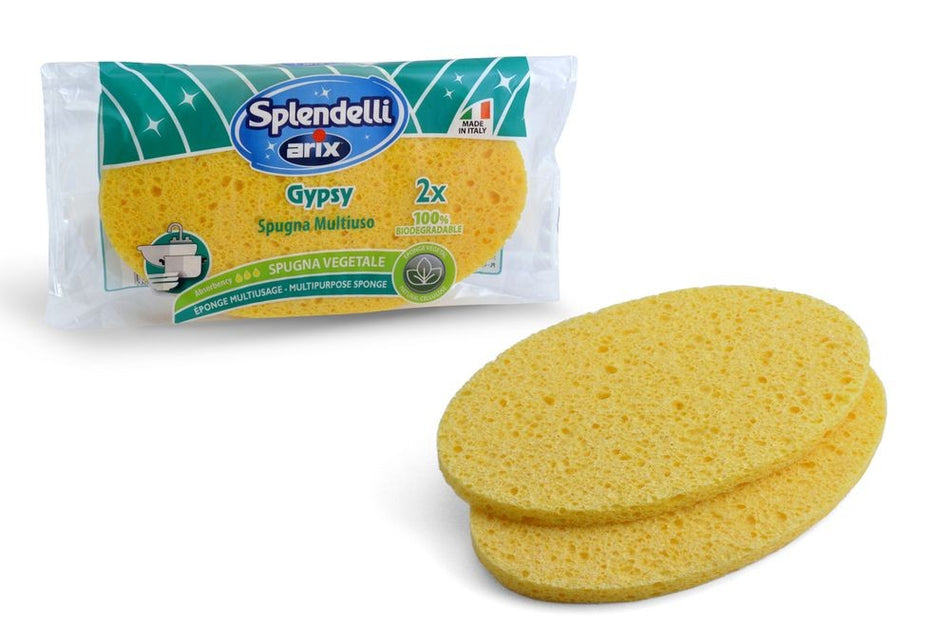 Eponge Végétale Ovale Gypsy Tout Usage Arix x2