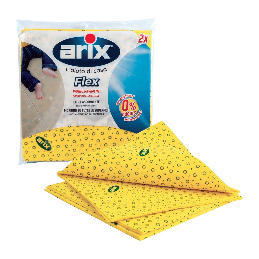 Flex - Serpillère Anti Pilling 50/50cm Arix x2