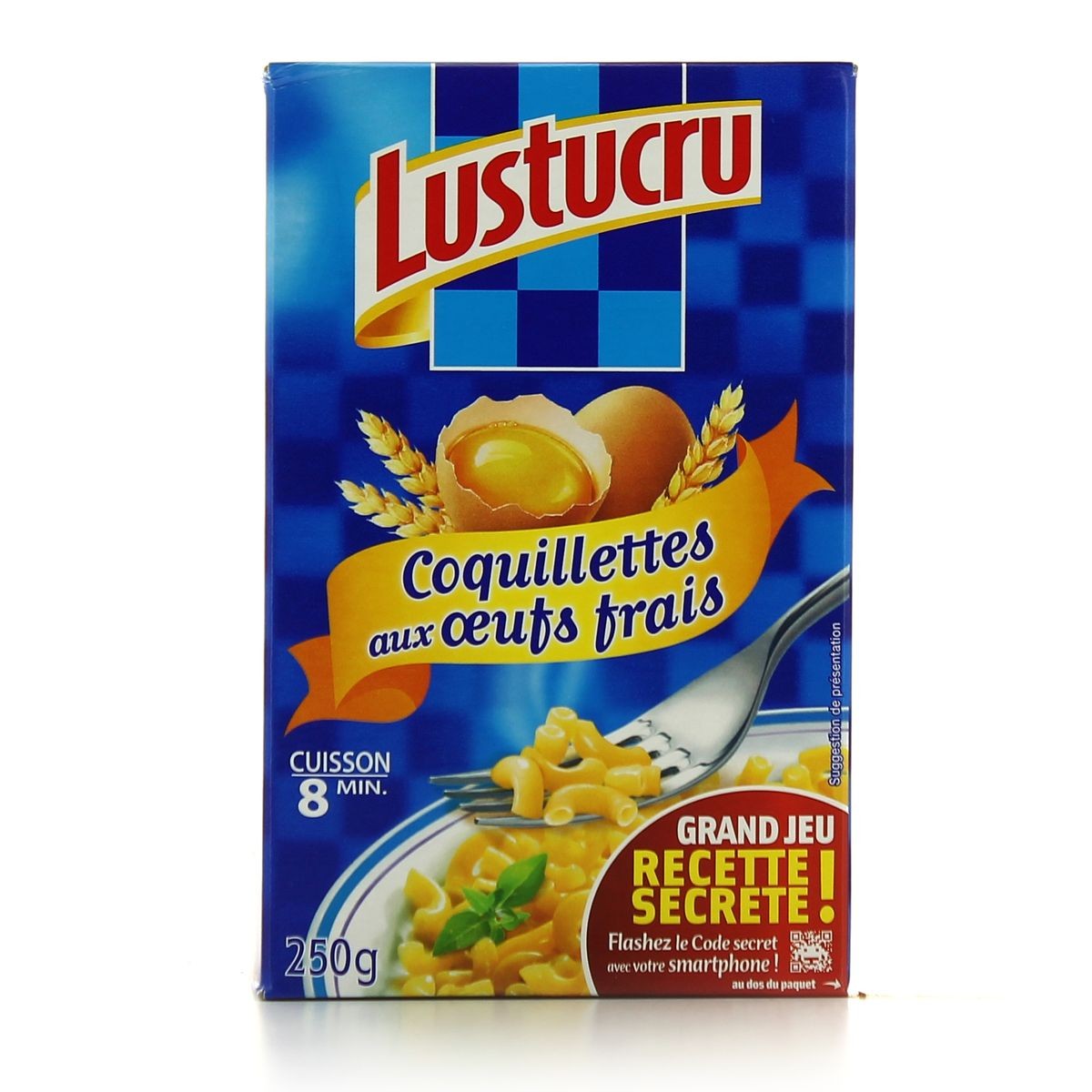 Coquillettes aux oeufs frais Lustucru 250g