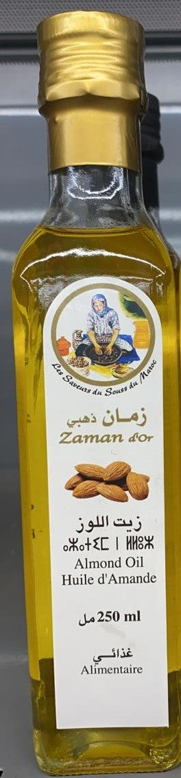 Huile D'amande Grille Zaman d'or 250ml – MyMarket.ma
