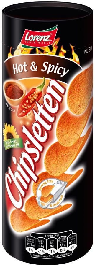 Chipsletten Hot & Spicy Lorenz 100g