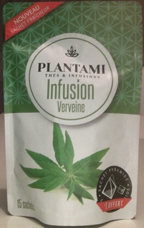 Verbena Tea &amp; Infusion 15 Plantami Sachets 30 g