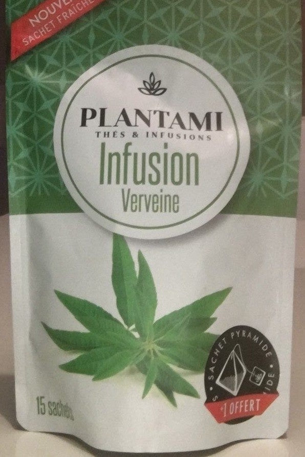 Verbena Tea &amp; Infusion 15 Plantami Sachets 30 g