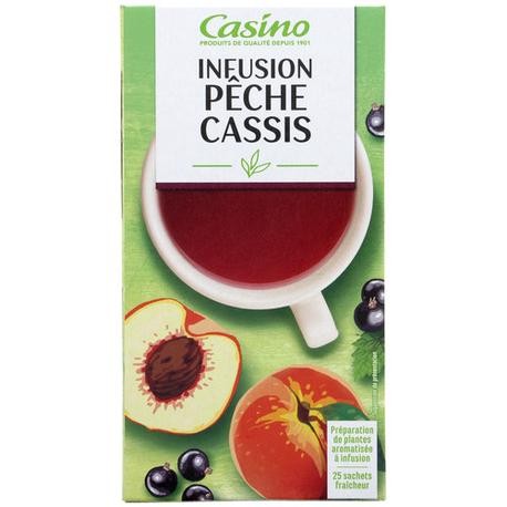 Blackcurrant Peach Infusion 25 Sachets Casino 37.5 g