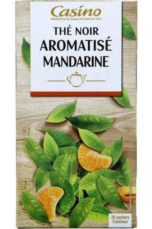 Mandarin Flavored Black Tea 25 Sachets Casino 50 g