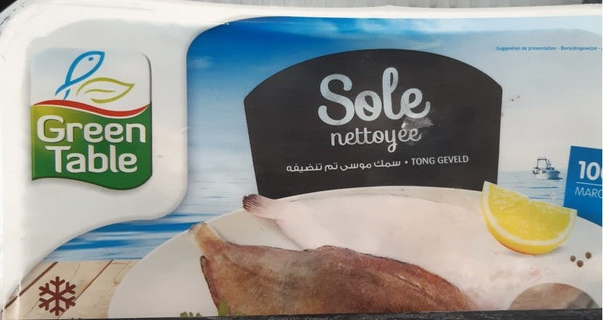 Sole Netoyée Green Table Surgelé 300g