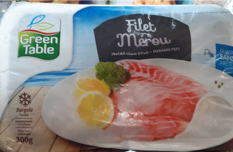 Frozen Green Table Grouper Fillet 300g