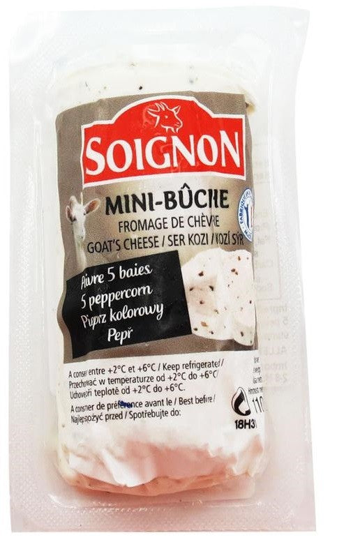 Mini-Buche Fromage de Chèvre 5 Baies Soignon 110g