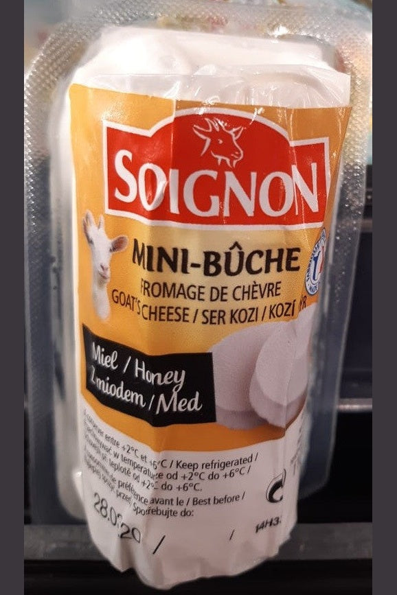 Mini Buche Fromage De Chèvre Au Miel Soignon 110G