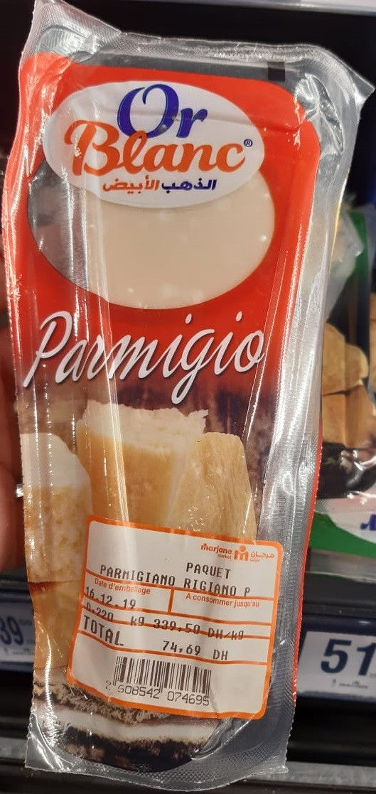 Parmigio Rigiano Parquet Or blanc 220 g