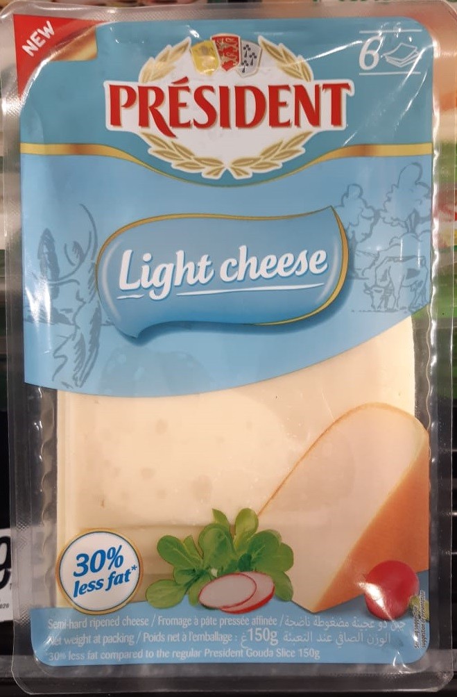 Fromage Light Cheese President 150G