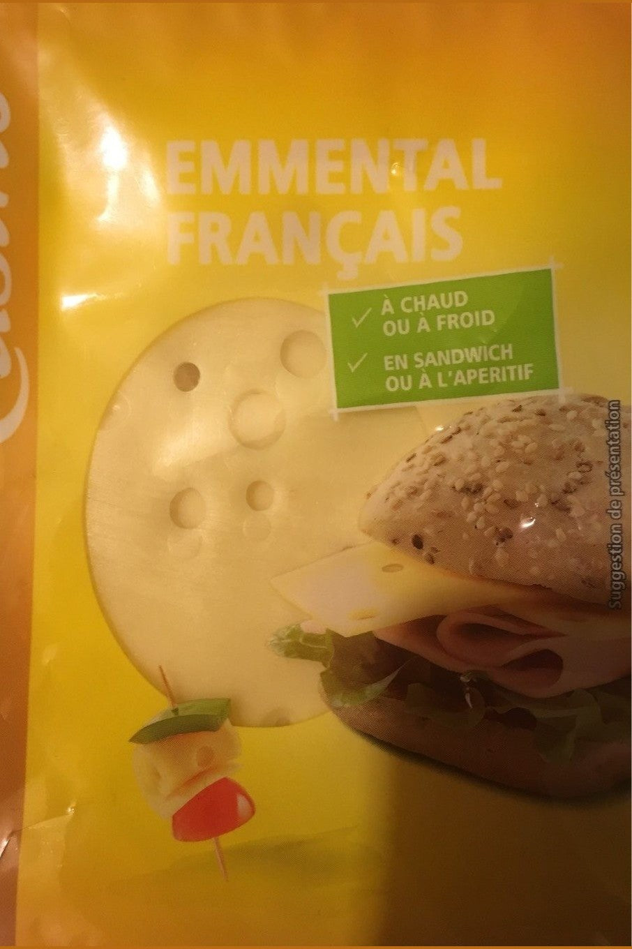 Tranche Emmental Francais Casino 200 G