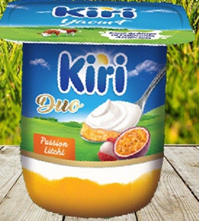 Duo Yaourt Brasse Passion Litchi Kiri 30 g