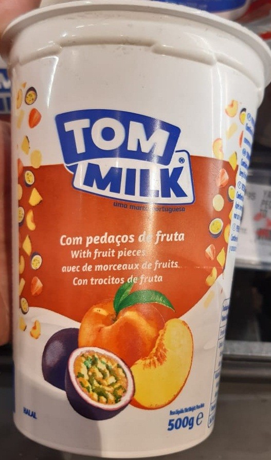 Yoghurt Brasse Peach Passion Tom Milk 500 g