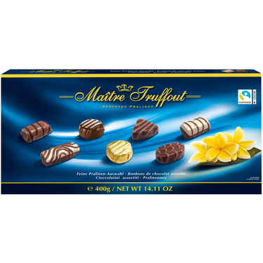 Blue Maitre Truffout Praline Chocolate Candy Assortment 400g