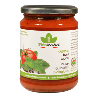 بيويتاليا - صلصة الطماطم والريحان العضوية 350 جم