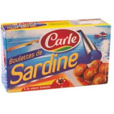 Boulettes de sardine à la Sauce Tomate Carle  125 g