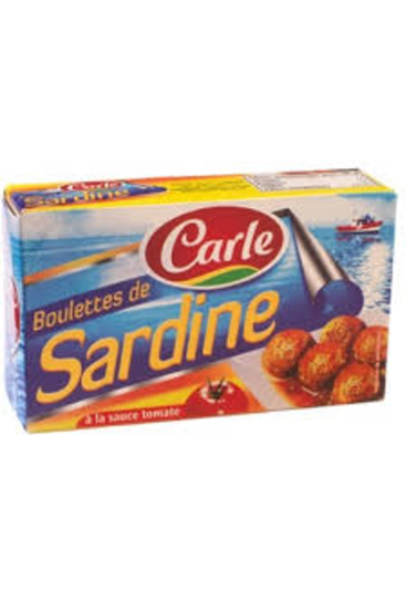 كرات لحم السردين في صلصة طماطم كارل 125 جم