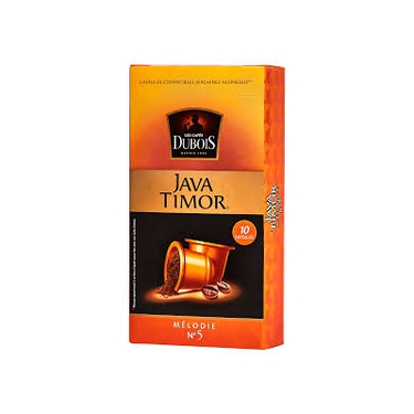 10 Nespresso Compatible Aluminum Capsules Java Melody Timor Dubois N°5
