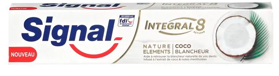 Integral Toothpaste 8 Antibacterial Nature Elements Coco Whiteness Signal 75ml 