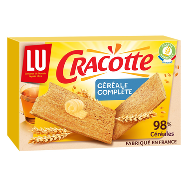 Heudebert Lu Whole Grain Cracotte Rusks 250 g