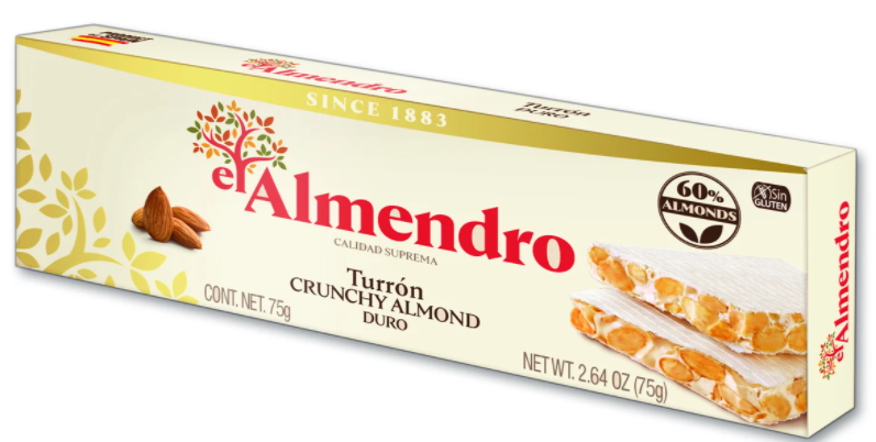 Nougat Aux Amandes Crunchy El Almendro Turron 75g