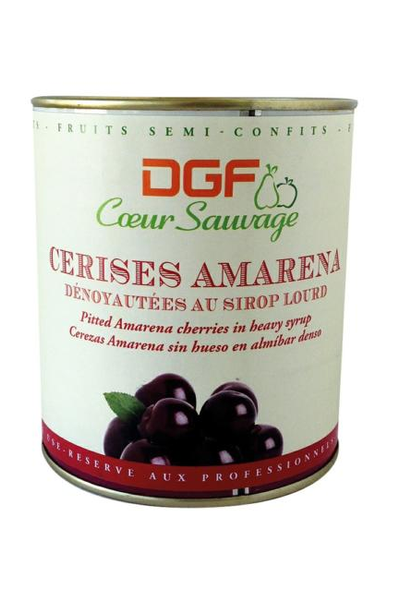 الكرز المنقوع في شراب ثقيل أمارينا DGF Cœur Sauvage 850 مل