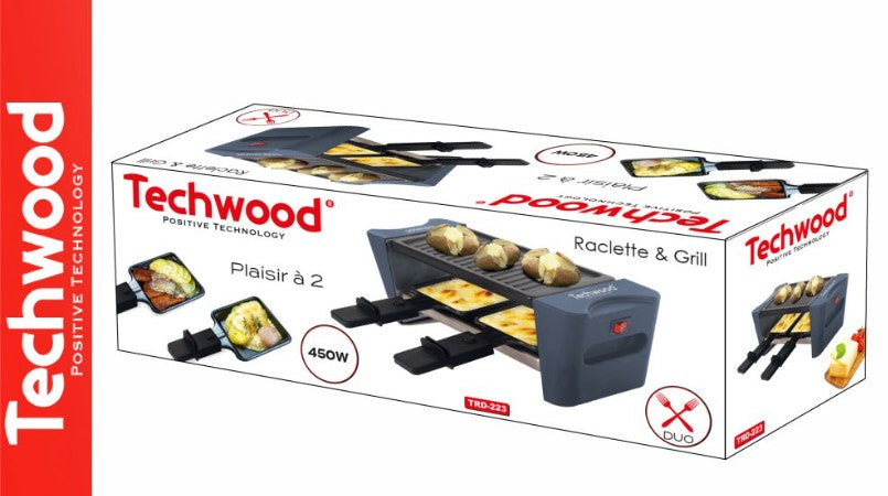 Raclette Grill Duo 800W TECHWOOD