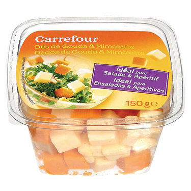 Gouda & Mimolette en Dés Carrefour   150 g