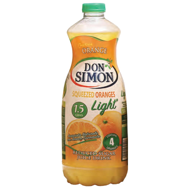 عصير دون سيمون لايت برتقال 1.5 لتر 