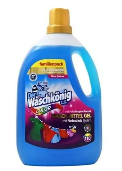 منظف ​​جل سائل للغسيل Color Der Waschkönig (110 غسلة) 3.305 لتر