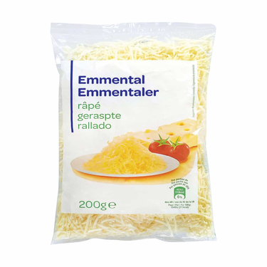 Carrefour White Grated Emmental 200 g