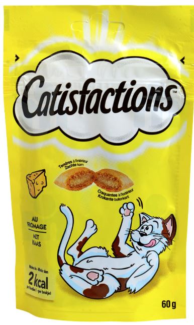 Friandises pour chat au fromage Catisfaction 6x60g