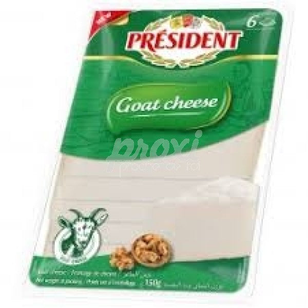 PRESIDENT Goat Cheese x6 slices 150g