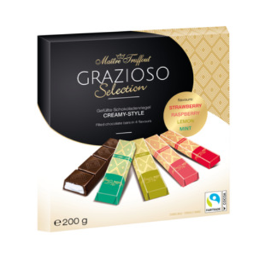 مجموعة مختارة من شوكولاتة بريميوم ماستر تروفو جرازيوسو الكريمية 200 جرام