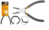 INGCO Curved Head Internal Circlip Pliers 180mm