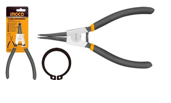 INGCO Straight Head External Circlip Pliers 180mm Size: 7"" / 180 mm