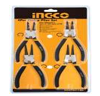 Set De 4 Pinces Circlips En Acier De Carbone INGCO Dimensions : 7"/180mm