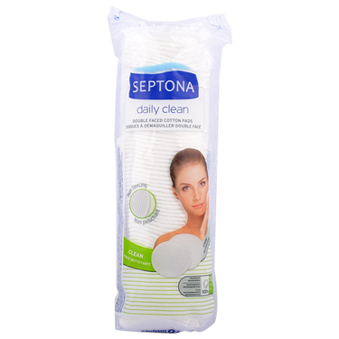 70 Double Cotton Cleansing Pads Daily Clean Septona