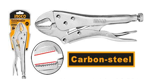 INGCO Carbon Steel Jaw Vise Pliers Size: 10"
