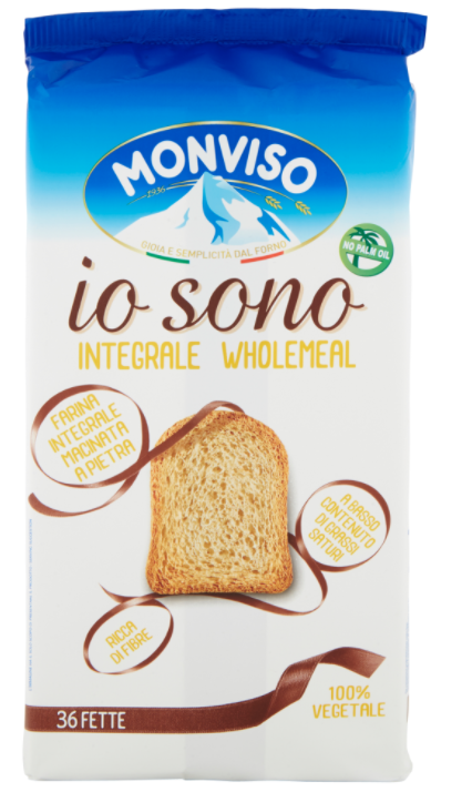 Biscottes Intégrale io-sono MONVISO 36 Biscottes de 240g