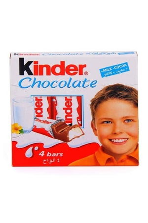 4 Kinder Milk Chocolate Sticks 50g