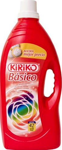 Liquid Detergent 42 doses for Laundry Basic Kiriko 3L