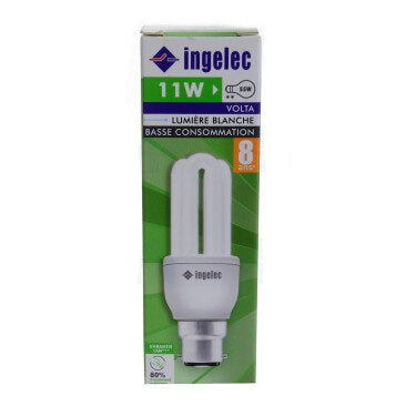 Ampoule Volta Accroches 11W B22 6500K Lumière Blanche  INGELEC