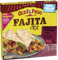 The Kit For Fajitas Tomatoes and Peppers OLD EL PASO 500g