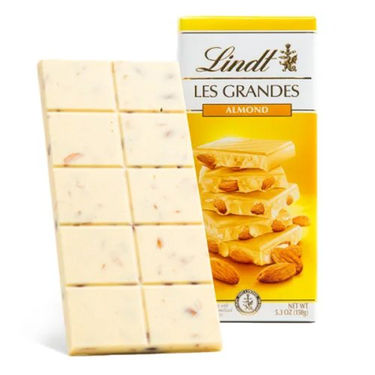 White Chocolate with Almonds Lindt Les Grandes 150g