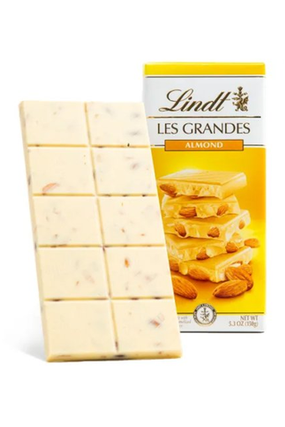 White Chocolate with Almonds Lindt Les Grandes 150g