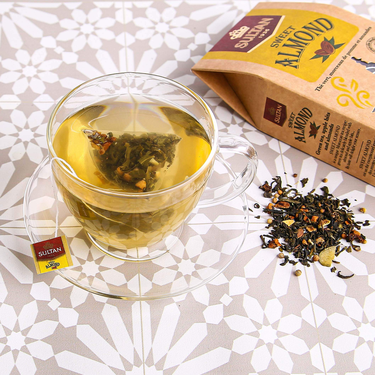 Sweet Almond Sultan Green Tea Infusion 15 Sachets