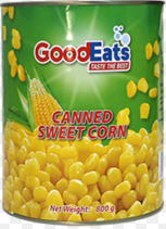Sweet Corn Kernels GoodEats 3x130 g